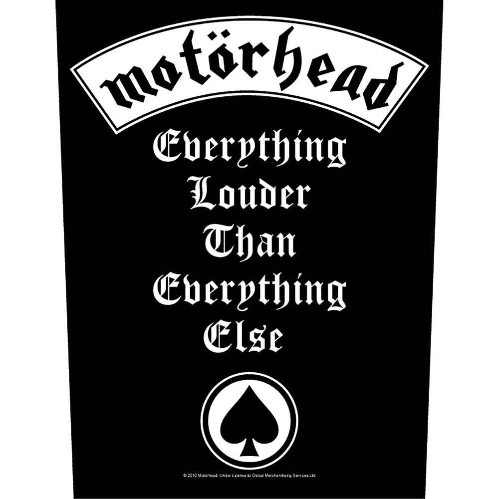 Motorhead Patches - Woven Sew On - Everything Louder