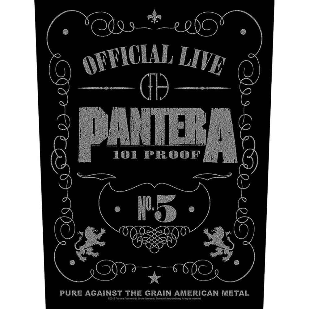 Pantera Patches - Woven Sew On - 101% Proof