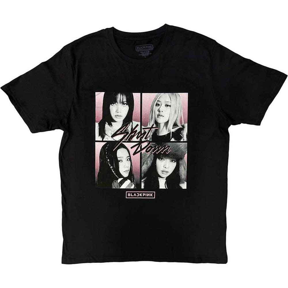 Blackpink T Shirt - Shut Down Photo Grid