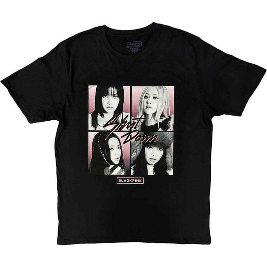 Blackpink T Shirt - Shut Down Photo Grid
