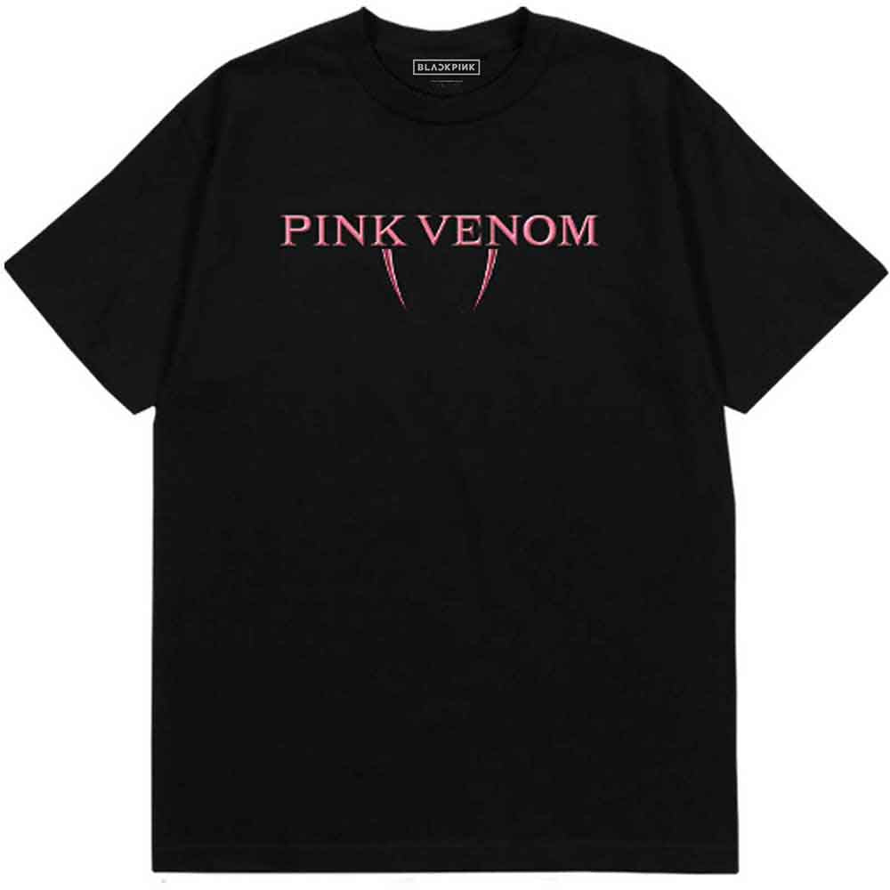 Blackpink T Shirt - Pink Venom Logo