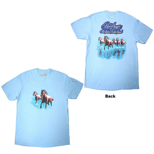 Bob Seger T Shirt - Horses | Buy Now For 24.99
