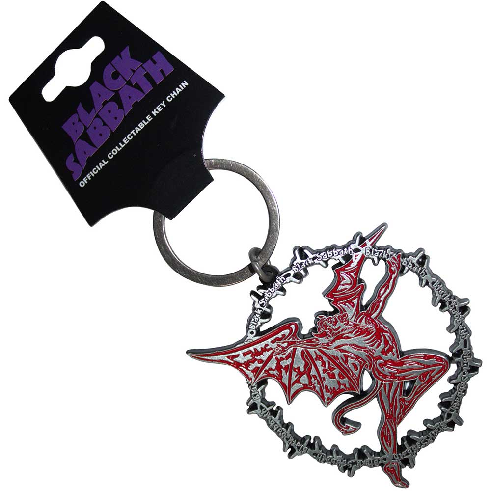Black Sabbath Standard Keychains - Daemon Ring
