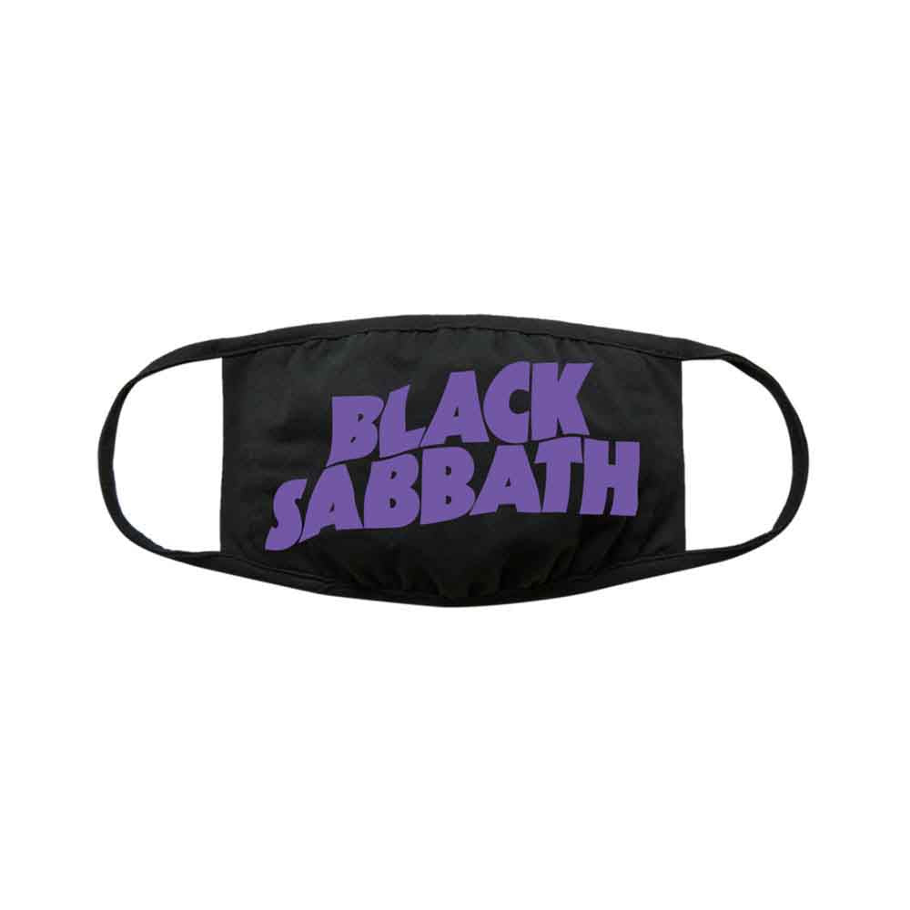 Black Sabbath Headwear Face Masks - Wavy Logo