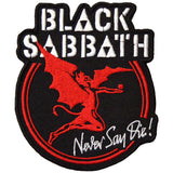 Black Sabbath Patches - Iron On - Archangel Never Say Die