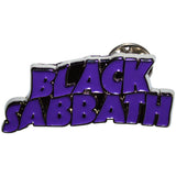 Black Sabbath Pin - Badge - Purple Wavy Logo