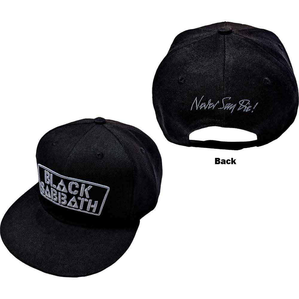 Black Sabbath Baseball Caps - White Logo | Buy Now For 24.99