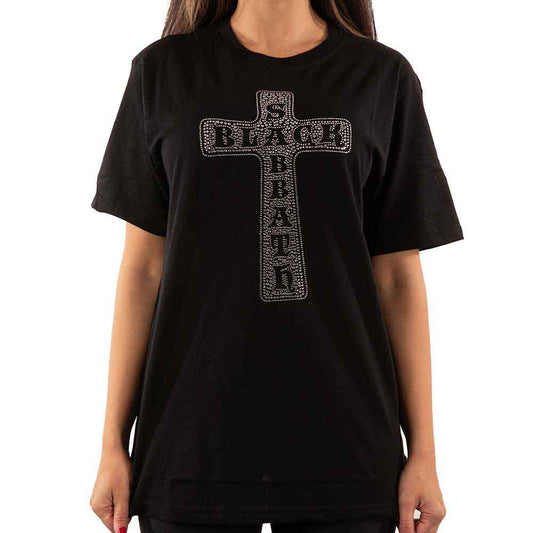 Black Sabbath T Shirt - Cross Diamante