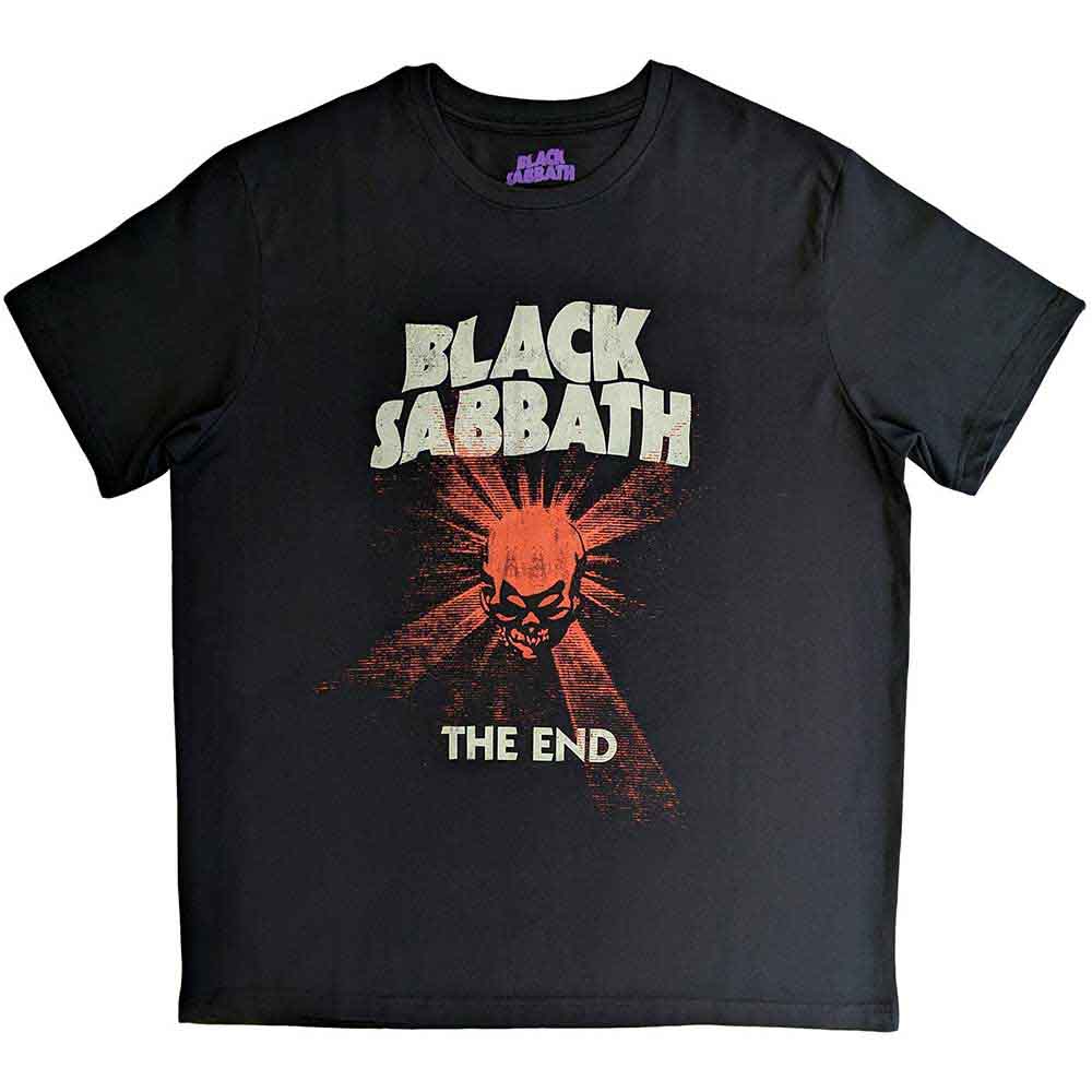 Black Sabbath T Shirt - The End Skull Shine