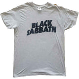 Black Sabbath T Shirt - Black Wavy Logo