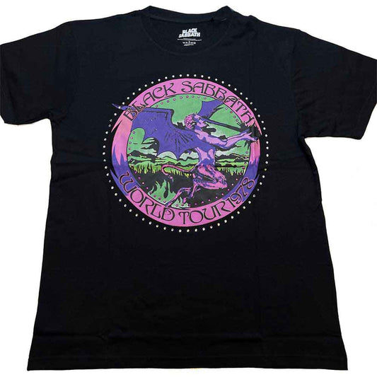 Black Sabbath T Shirt - Tour '78 Diamante