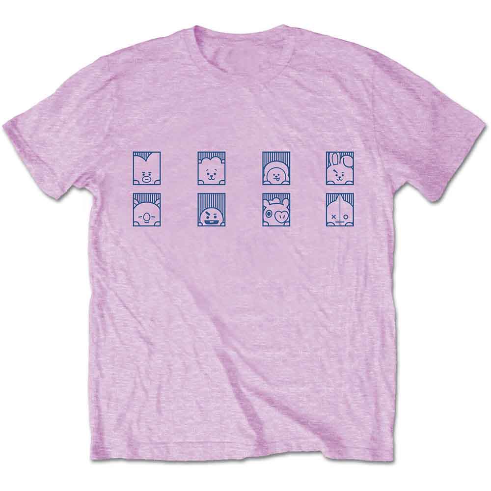 BT21 T Shirt - Group Squares