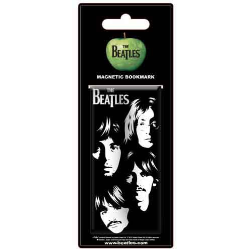 The Beatles Magnets - Magnetic Bookmarks - Illustrated Faces Magnetic