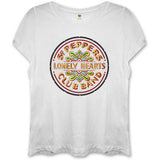 The Beatles Women's T Shirt - Sgt Pepper Fitted | Buy Now For 24.99