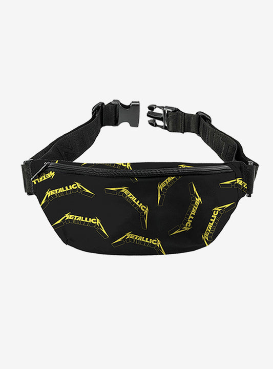Rocksax Metallica Bum Bag - Logo All Over Print