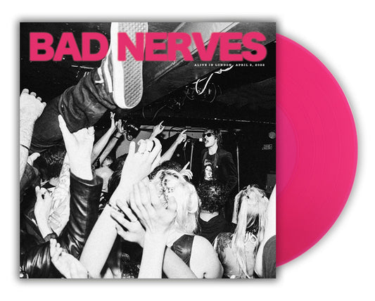 Bad Nerves LP - Alive In London (Transparent Magenta Vinyl)