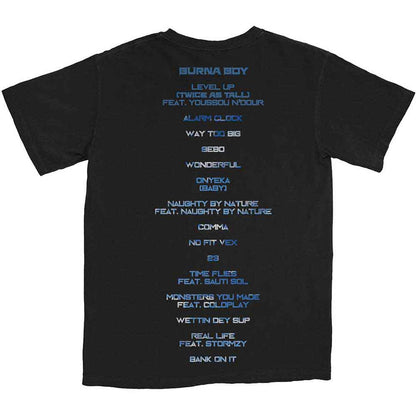 Burna Boy T Shirt - Album Tracks