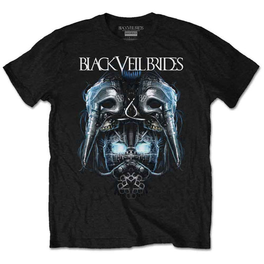Black Veil Brides T Shirt - Packaged Metal Mask