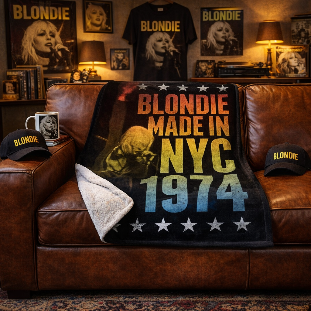 Rocksax Blondie Blanket - Made In NYC