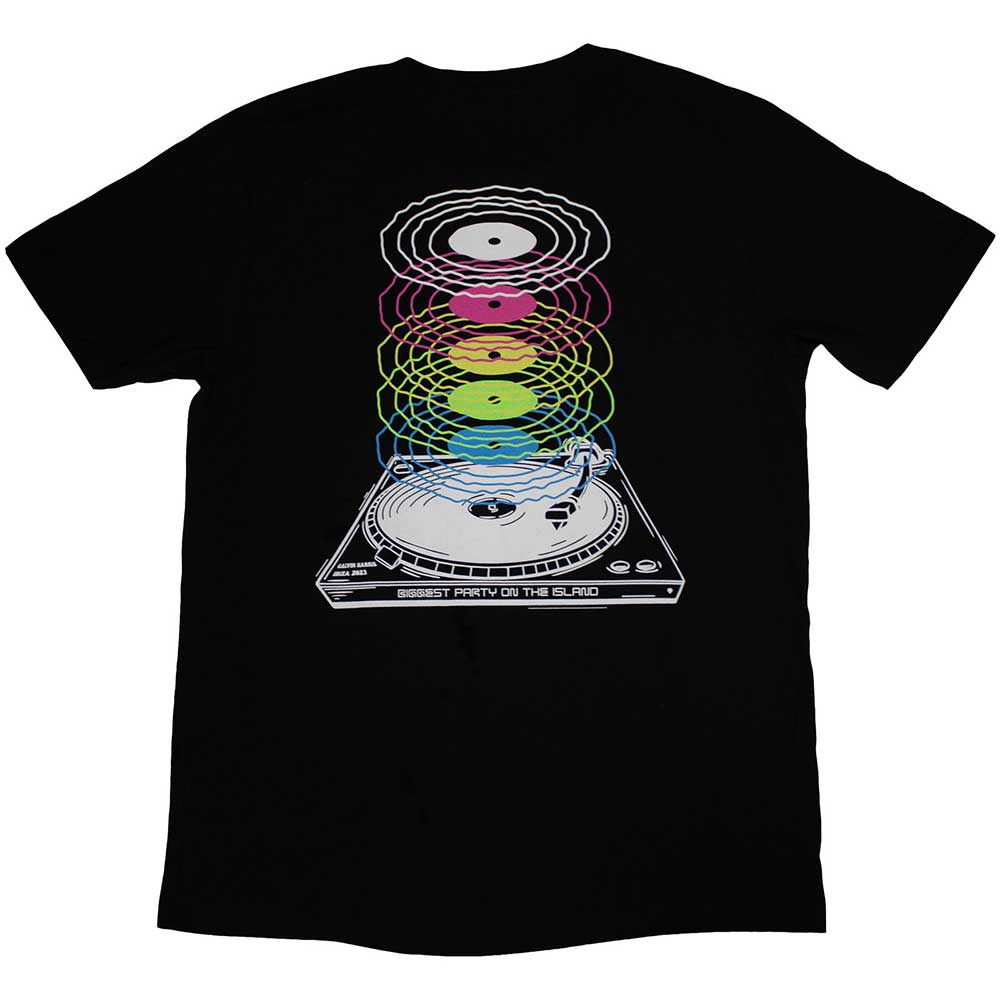 Calvin Harris T Shirt - Record Back