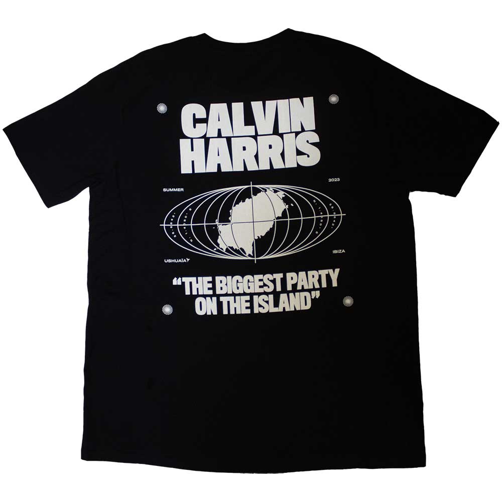 Calvin Harris T Shirt - Ibiza Map