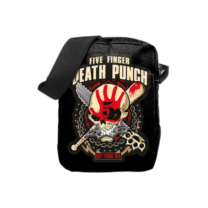 Rocksax Five Finger Death Punch Crossbody Bag - Got Your Six  | Buy Now For 19.99