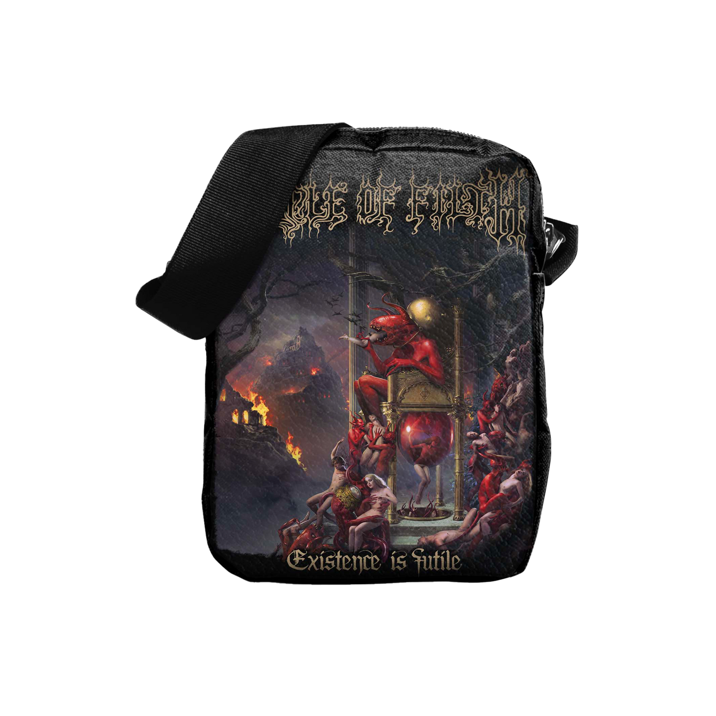 Rocksax Cradle Of Filth Crossbody Bag - Existence Is Futile  | Buy Now For 19.99 
