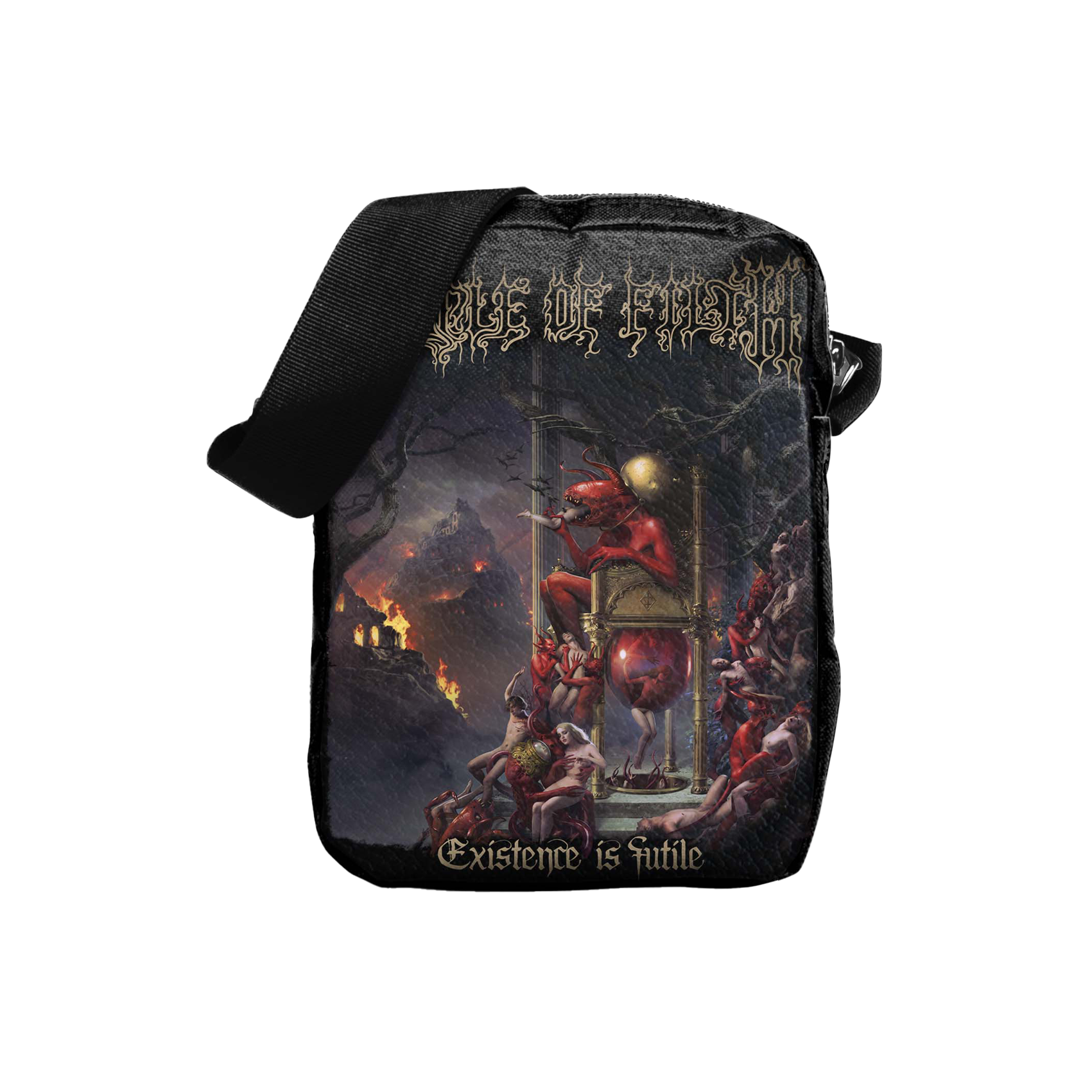 Rocksax Cradle Of Filth Crossbody Bag - Existence Is Futile  | Buy Now For 19.99 