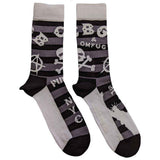 CBGB Ankle Socks - Logos Striped
