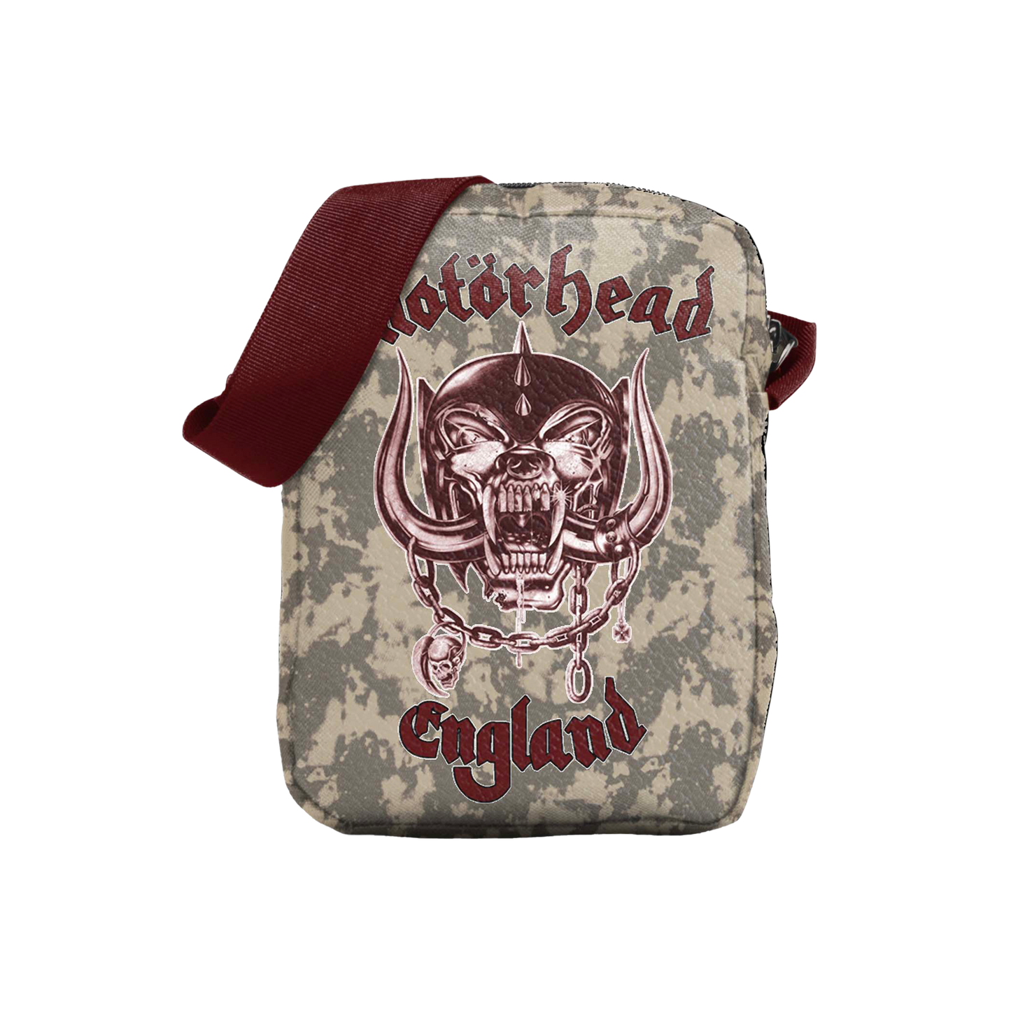 Rocksax Motorhead Crossbody Bag - England White  | Buy Now For 19.99 