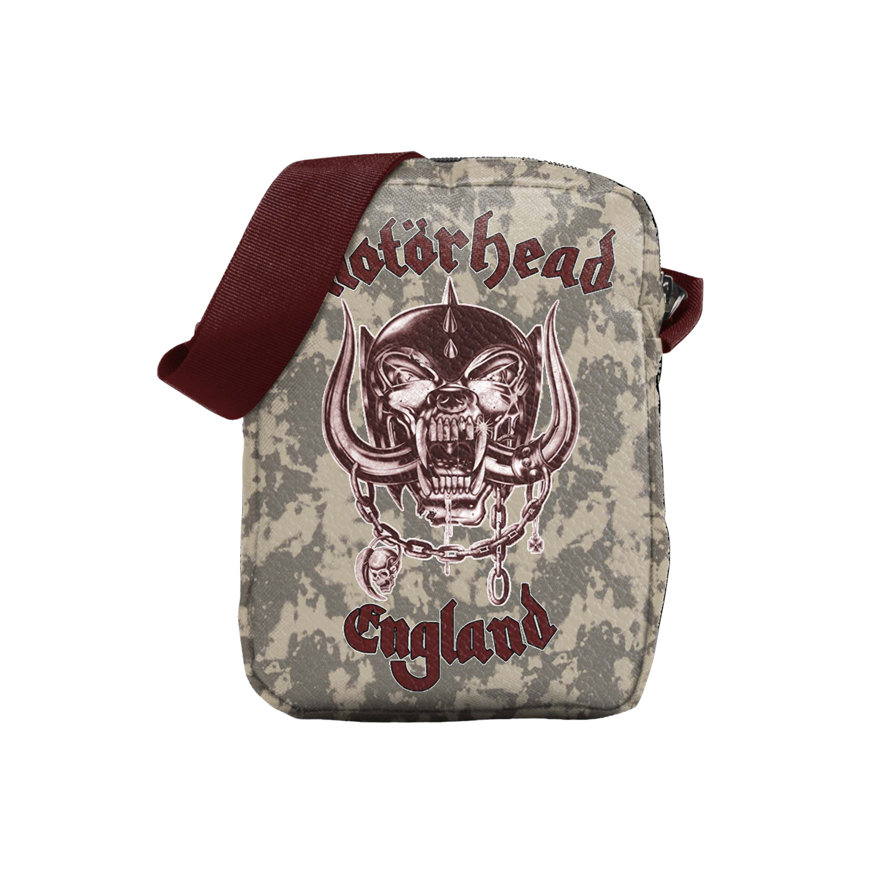 Rocksax Motorhead Crossbody Bag - England White  | Buy Now For 19.99 