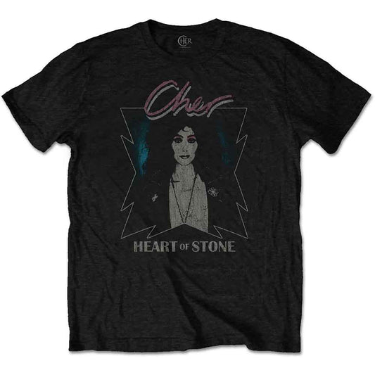 Cher T Shirt - Heart Of Stone