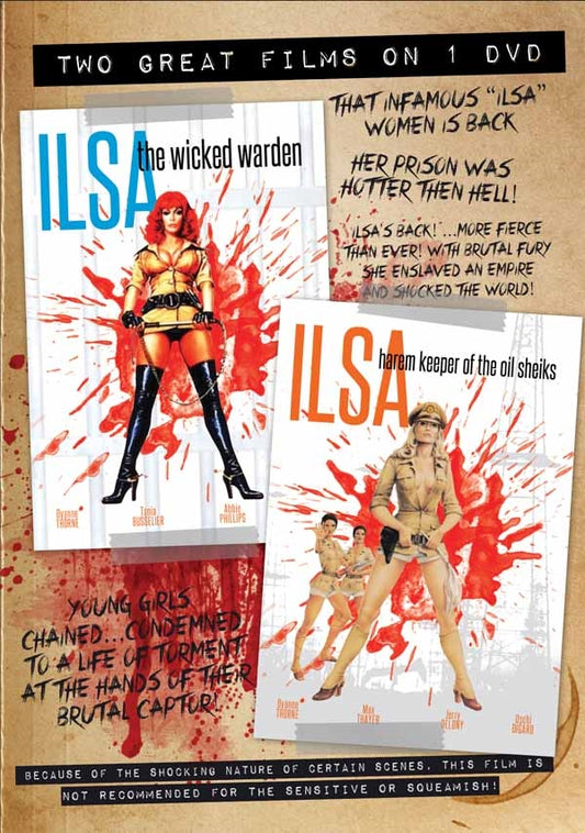 Feature Film DVD - Ilsa Double Feature | Buy Now For 19.99