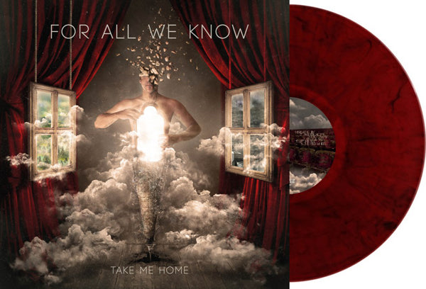 For All We Know LP - Take Me Home (Transparent Red & Black Vinyl) | Buy Now For 41.99