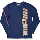 The Cure Long Sleeve T Shirt - Glitched Logo