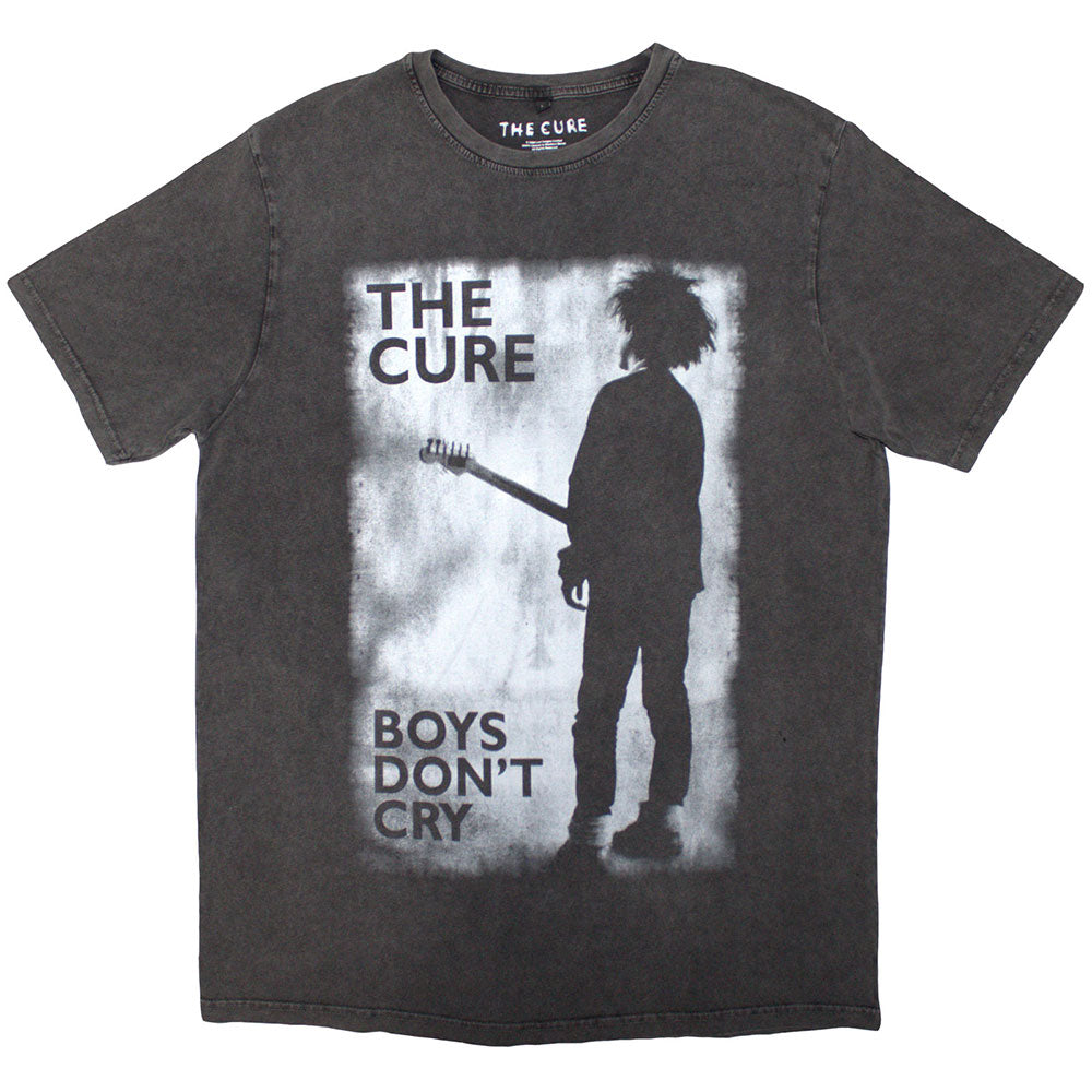 The Cure T Shirt - Boys Don'T Cry B&W Stone Wash | Buy Now For 24.99