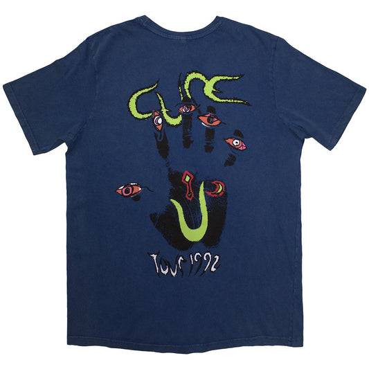 The Cure T Shirt - Wish Tour '92 Stone Wash