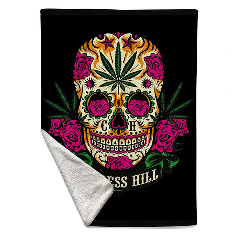 Rocksax Cypress Hill Sherpa Fleece Blanket - Tequila Sunrise