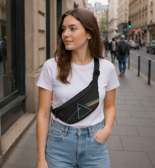 Rocksax Pink Floyd Bum Bag (Fanny Pack)- Dark Side Of The Moon