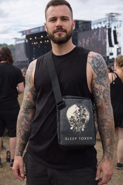 Rocksax Sleep Token Crossbody Bag - The Summoning Black