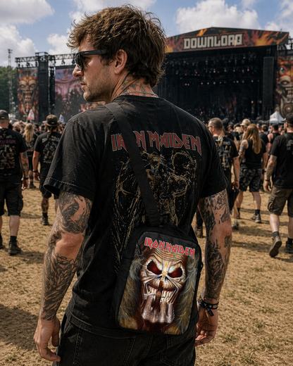 Rocksax Iron Maiden Crossbody Bag - Middle Finger