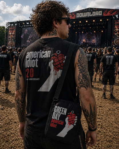Rocksax Green Day Crossbody Bag -  American Idiot