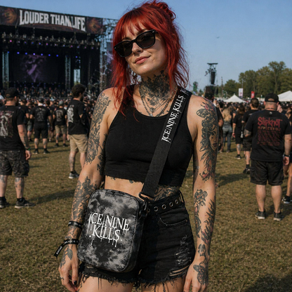 Rocksax Ice Nine Kills Crossbody - Drippy Logo