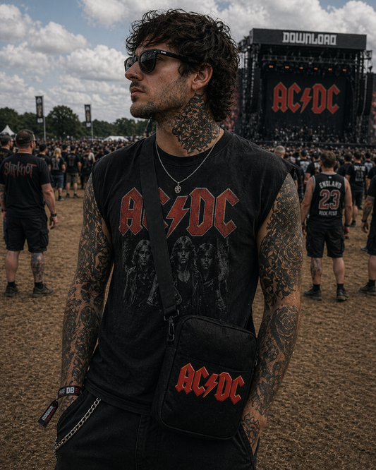 Rocksax AC/DC Crossbody Bag - Logo