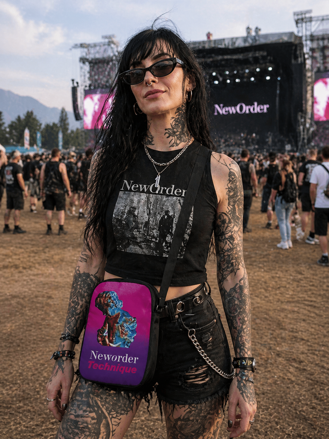 Rocksax New Order Crossbody Bag - Technique