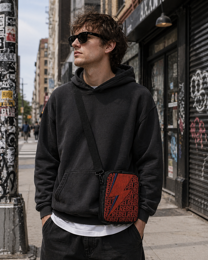 Rocksax David Bowie Crossbody Bag - Rebel Rebel