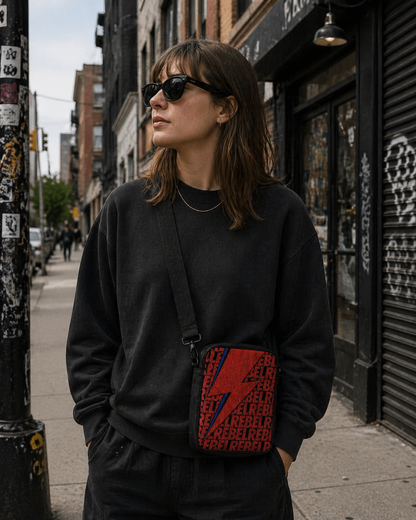Rocksax David Bowie Crossbody Bag - Rebel Rebel