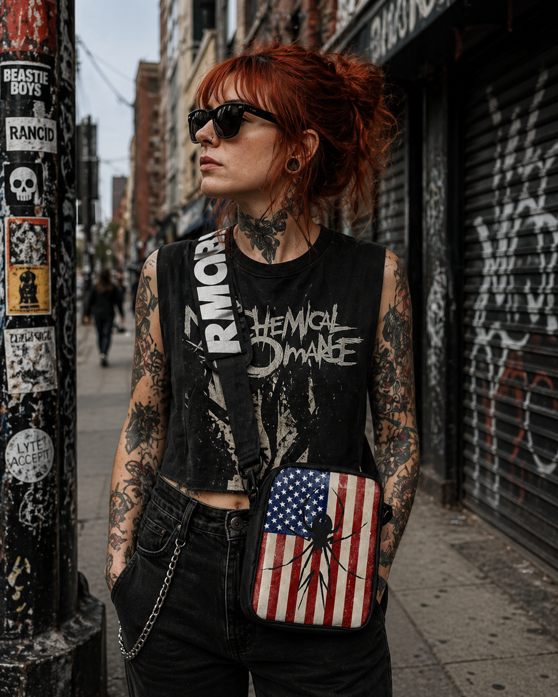 Rocksax My Chemical Romance Crossbody - USA Spider