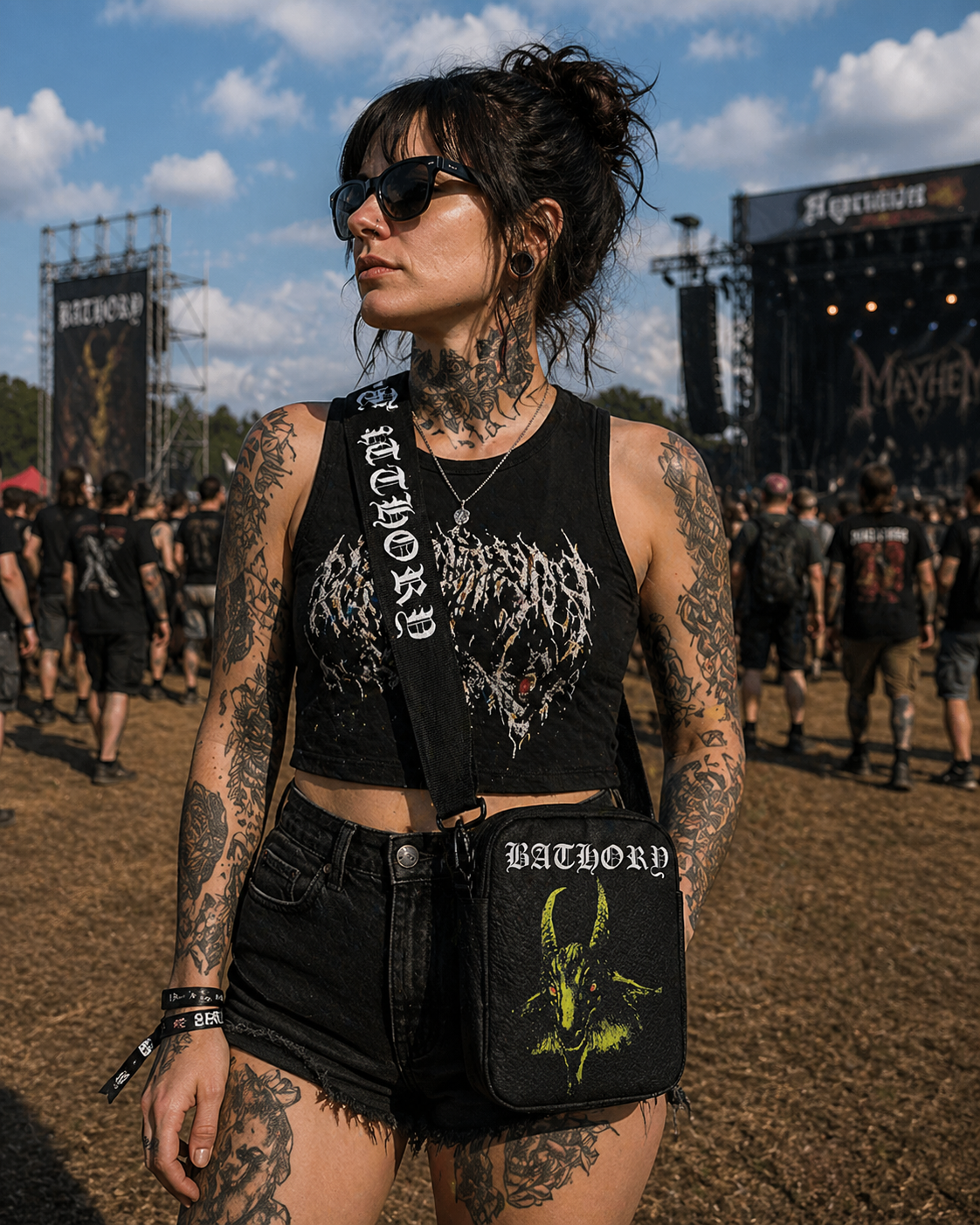 Rocksax Bathory Crossbody - Goat
