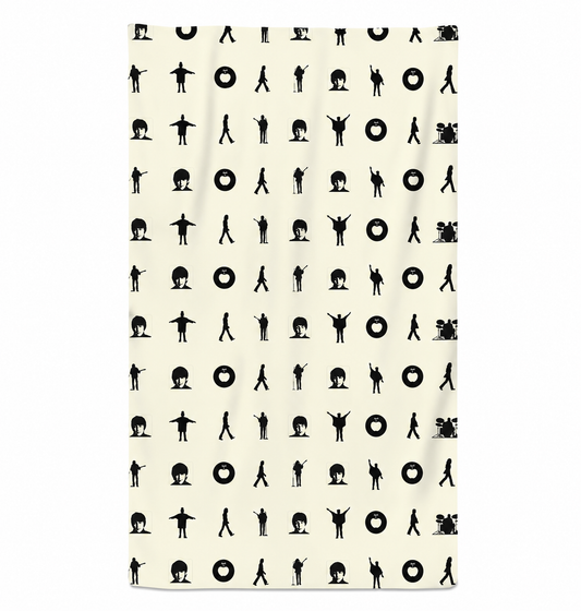 Rocksax The Beatles Towel - Help Icons